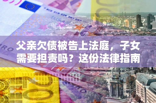 北京父亲欠债被告上法庭，子女需要担责吗？这份法律指南必须看完