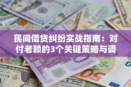 北京民间借贷纠纷实战指南：对付老赖的3个关键策略与调解盲区解析
